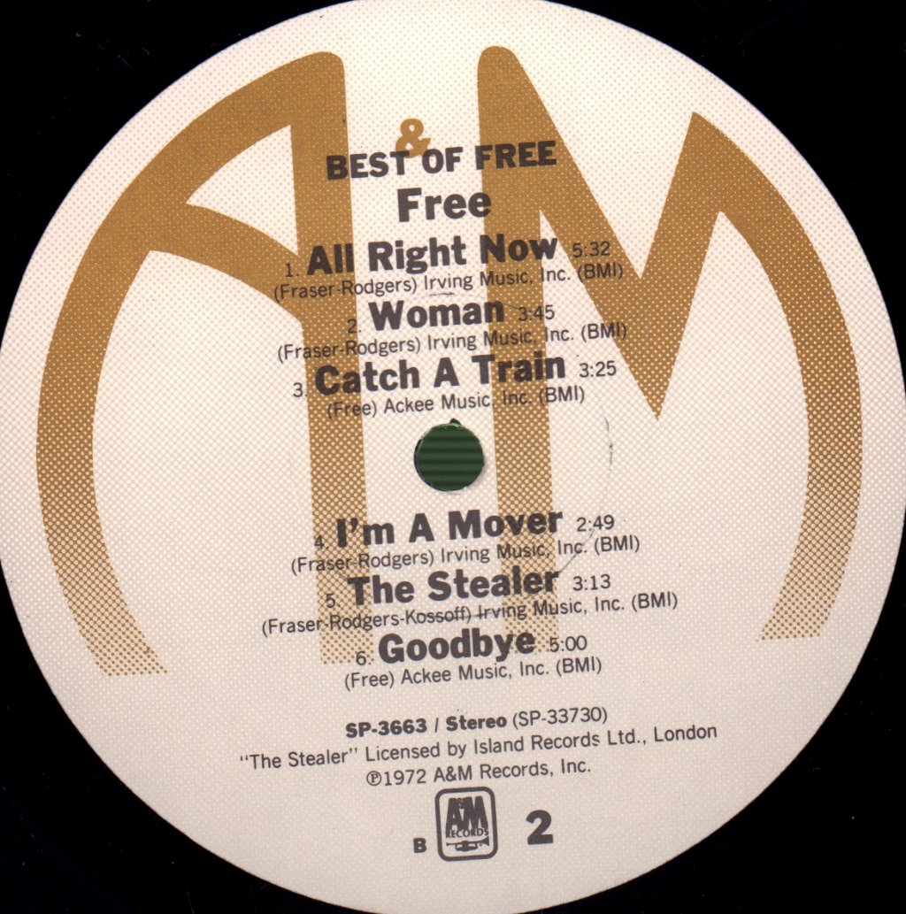 Free - Best Of Free - Lp