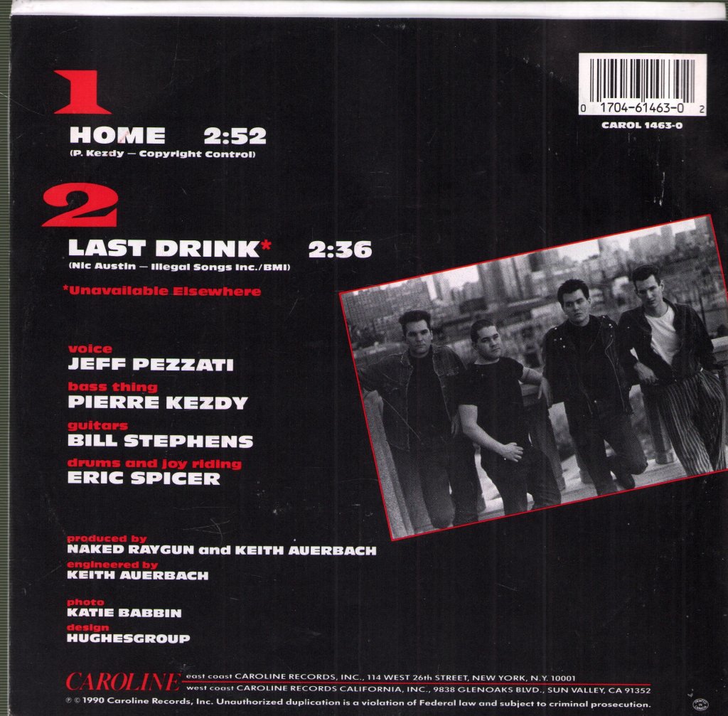 Naked Raygun - Home - 7 Inch
