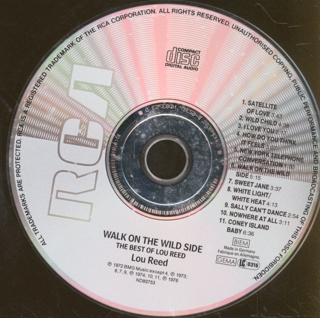 Lou Reed - Walk On The Wild Side - The Best Of Lou Reed - Cd