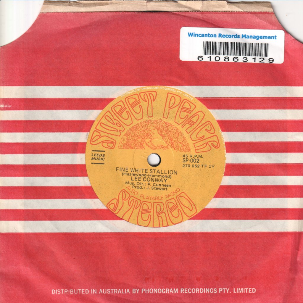 Lee Conway - Fine White Stallion - 7 Inch