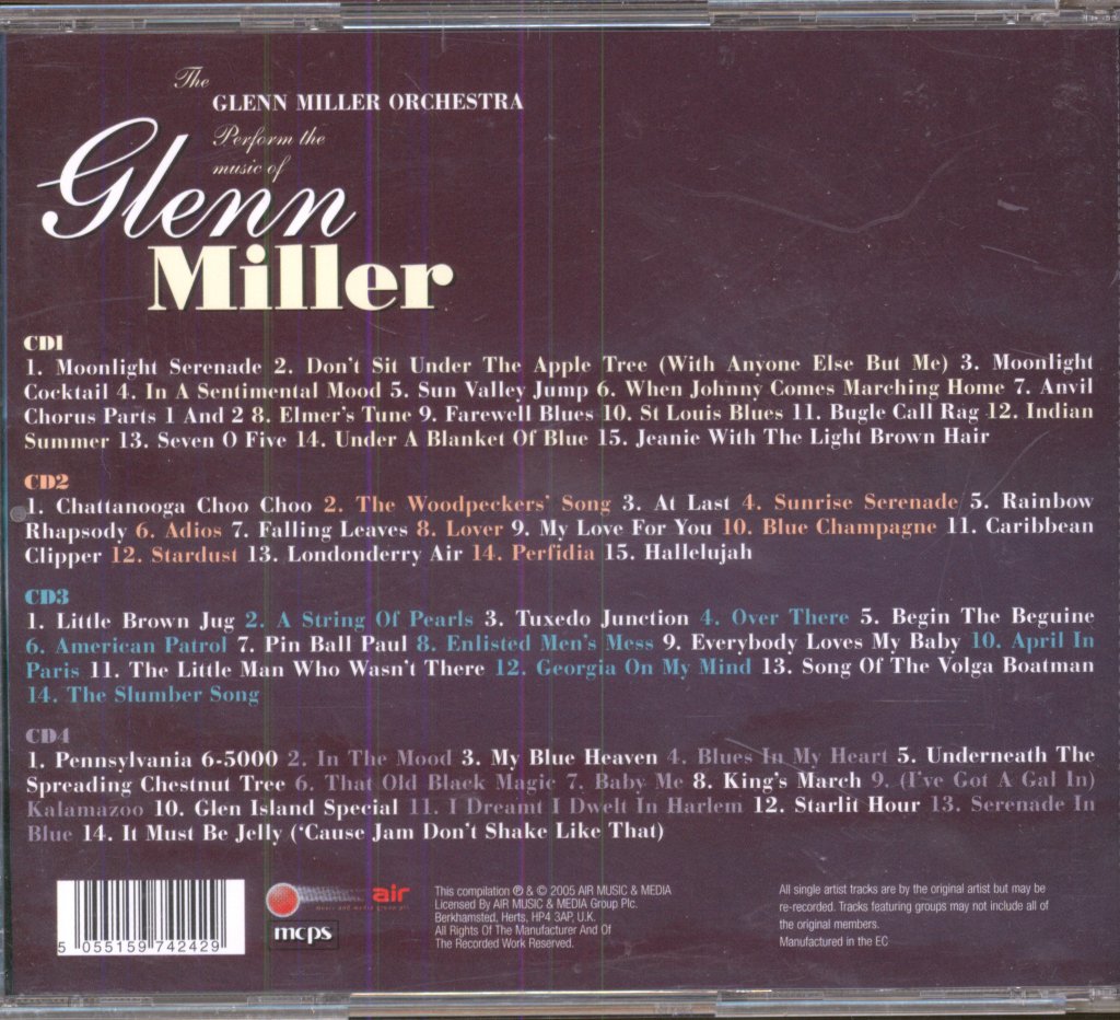 Glenn Miller Orchestra - Perform The Music Of Glenn Miller - Cd Set