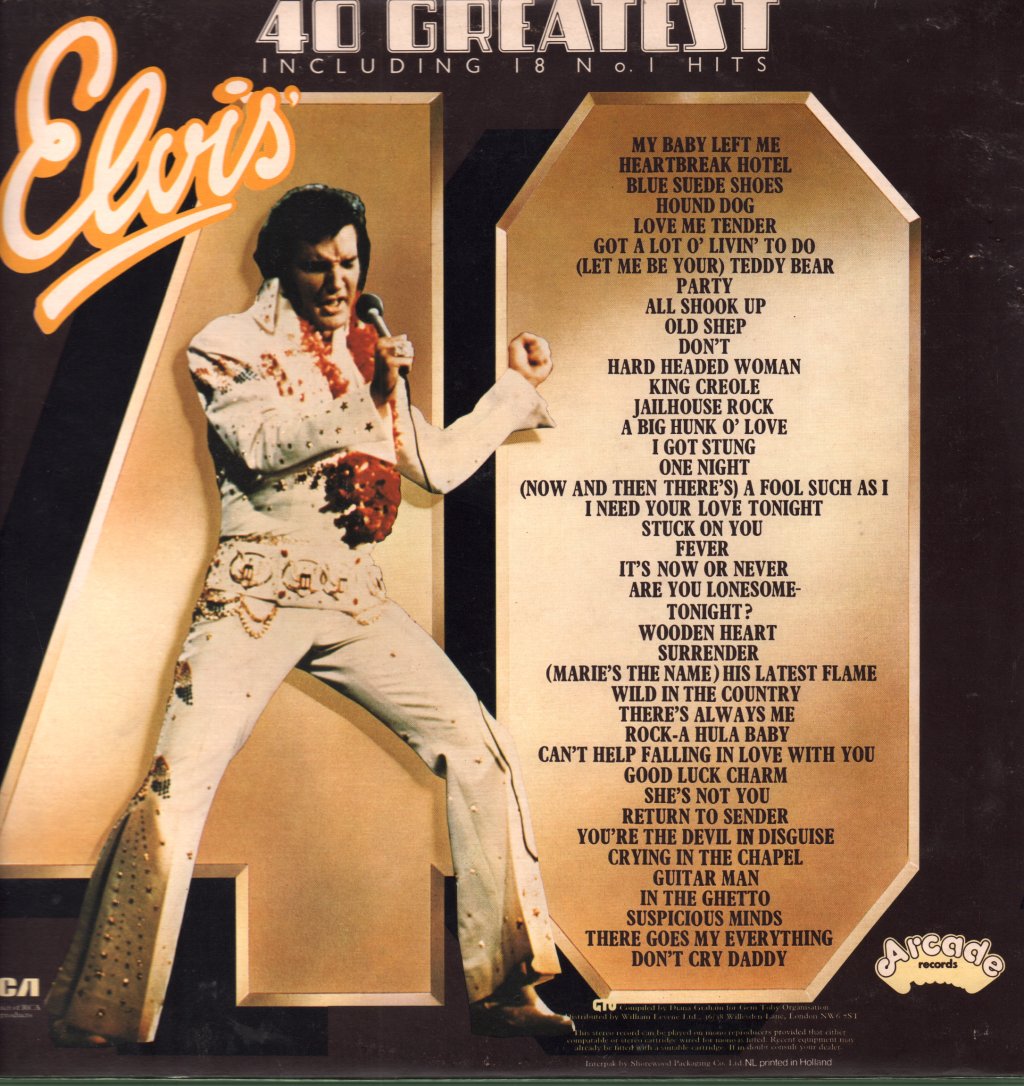 Elvis Presley - 40 Greatest - Double Lp