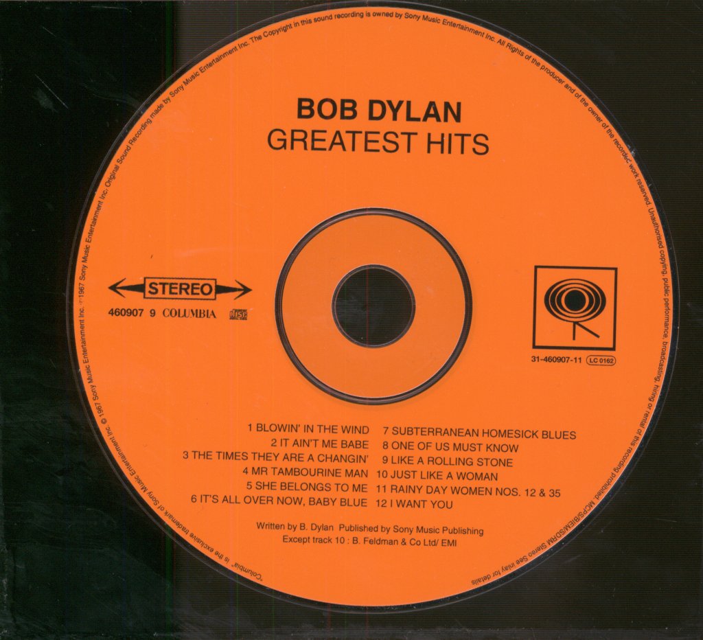 Bob Dylan - Greatest Hits - Cd
