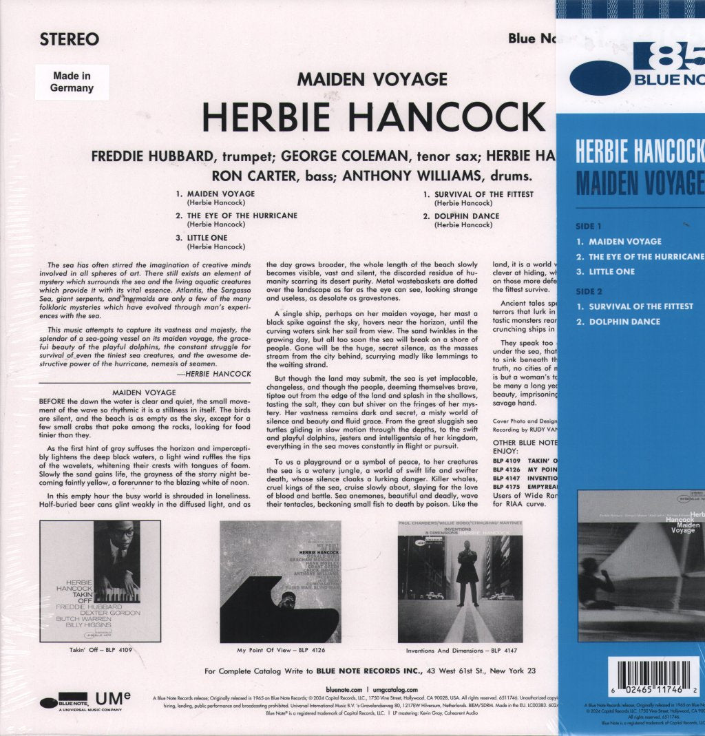 Herbie Hancock - Maiden Voyage - Lp