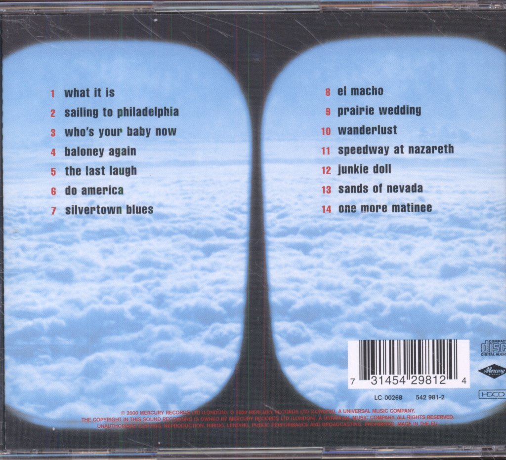 Mark Knopfler - Sailing To Philadelphia - Cd