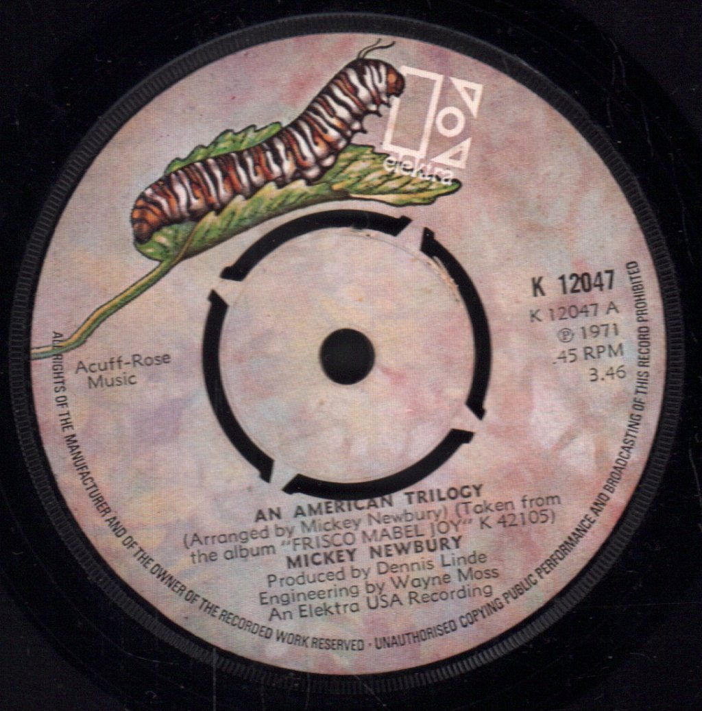 Mickey Newbury - An American Trilogy - 7 Inch