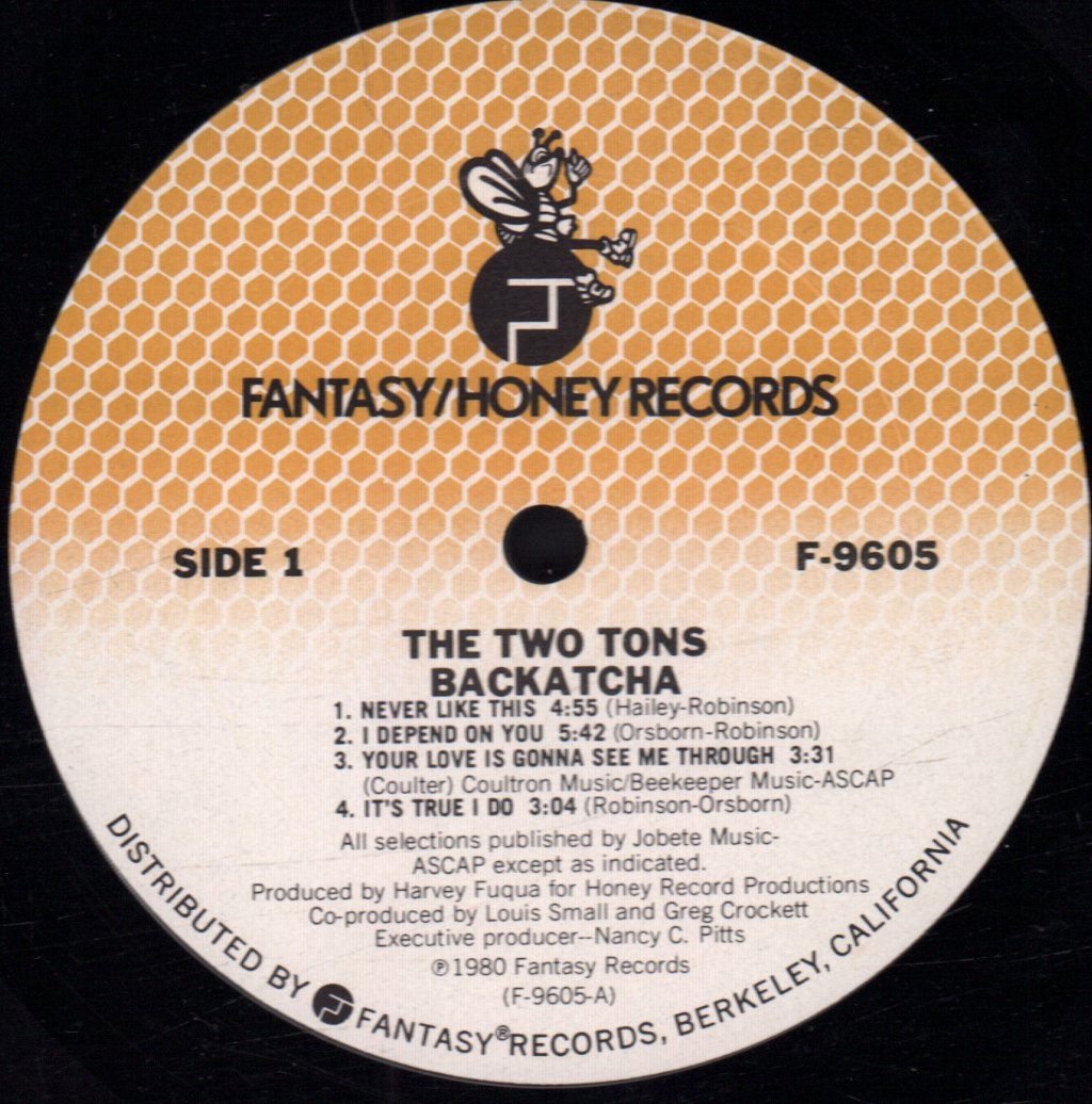 Two Tons O' Fun - Backatcha - Lp