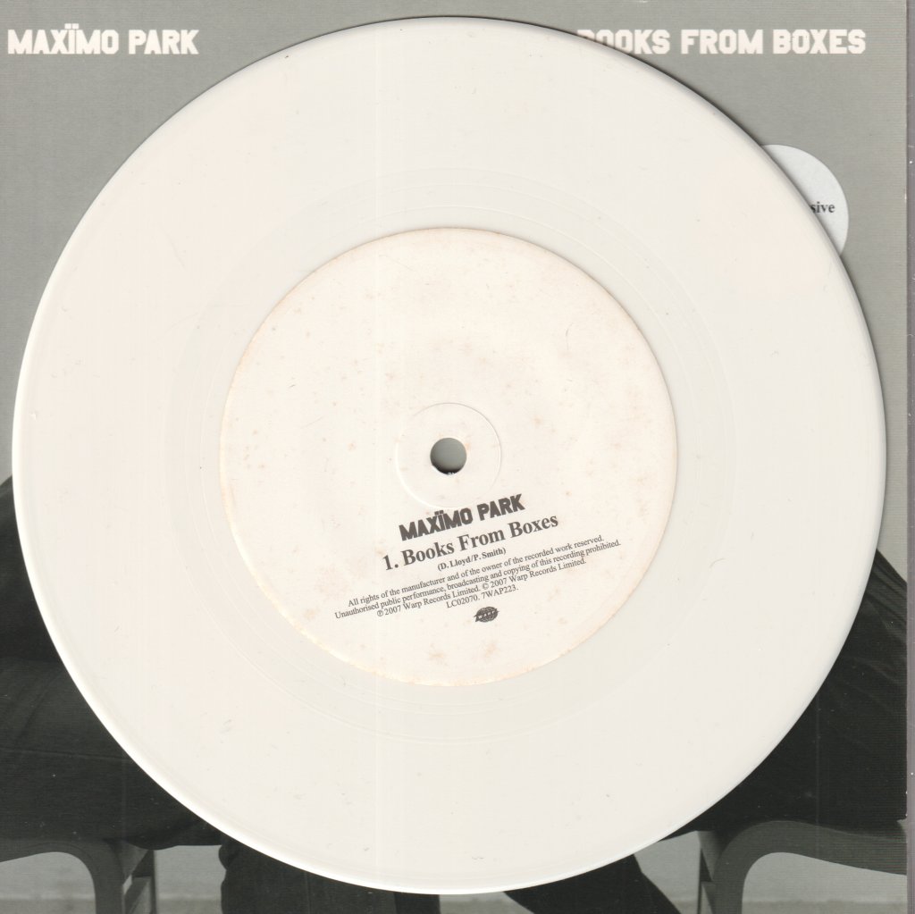 Maxïmo Park - Books From Boxes - 7 Inch