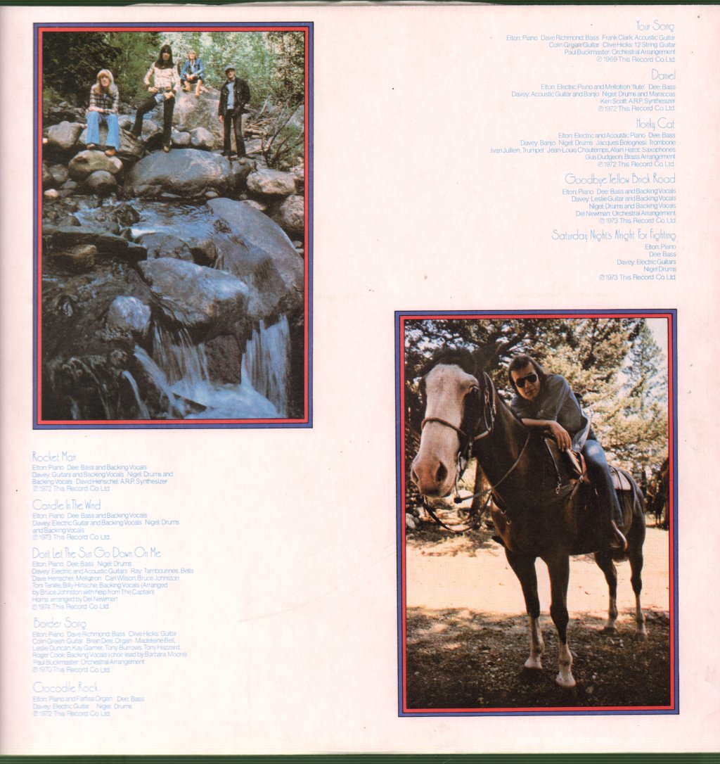 Elton John - Greatest Hits - Lp