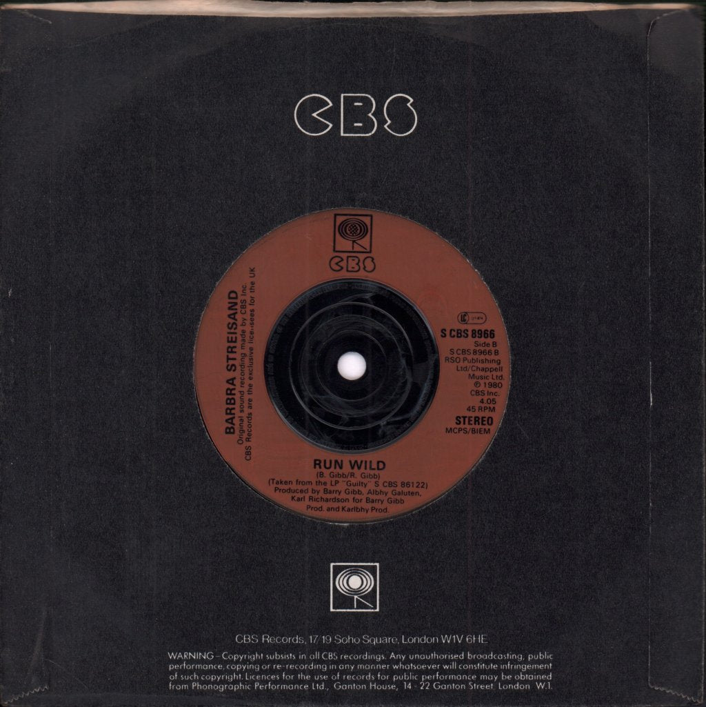 Barbra Streisand - Woman In Love - 7 Inch