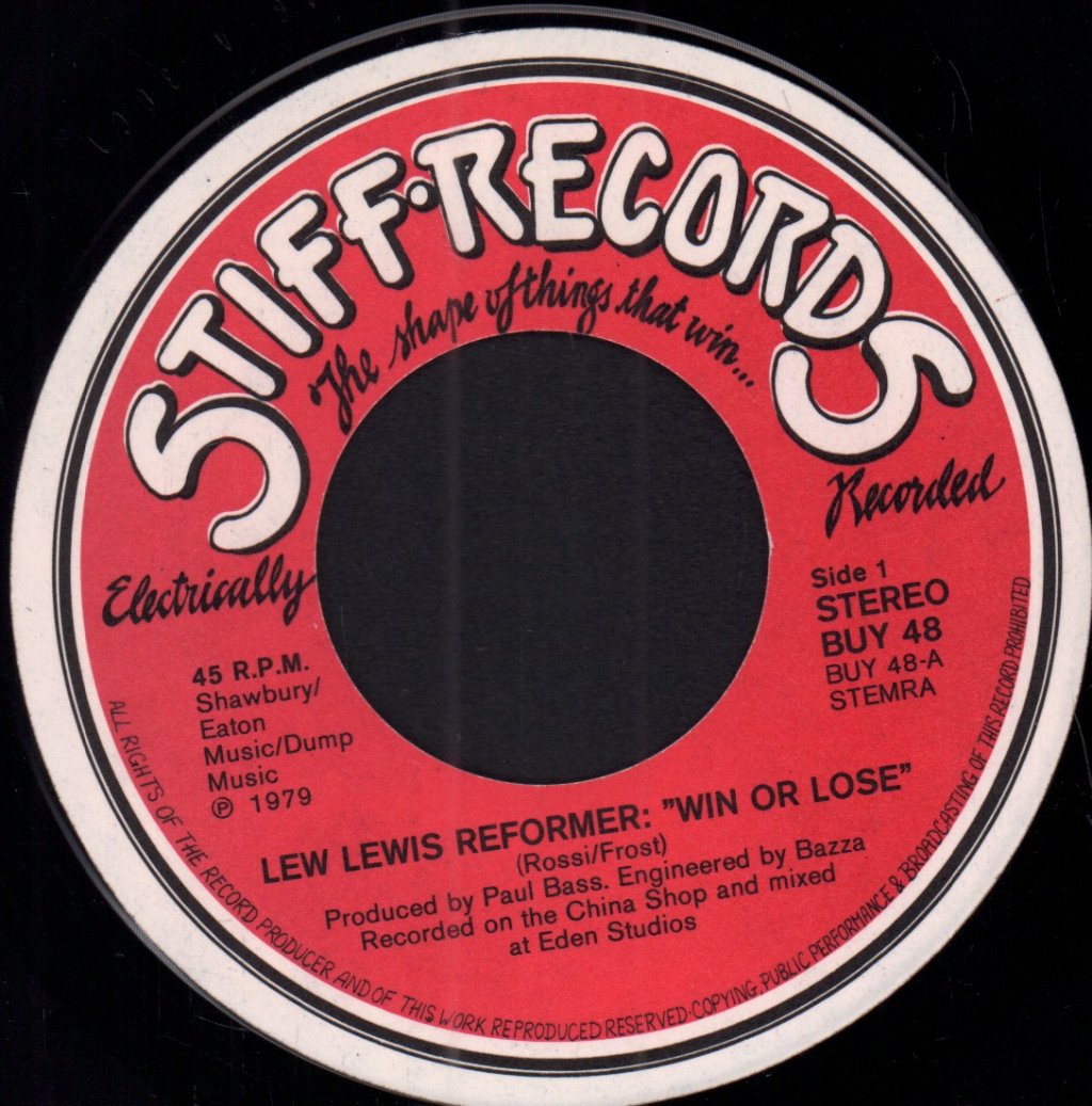 Lew Lewis Reformer - Win Or Lose - 7 Inch