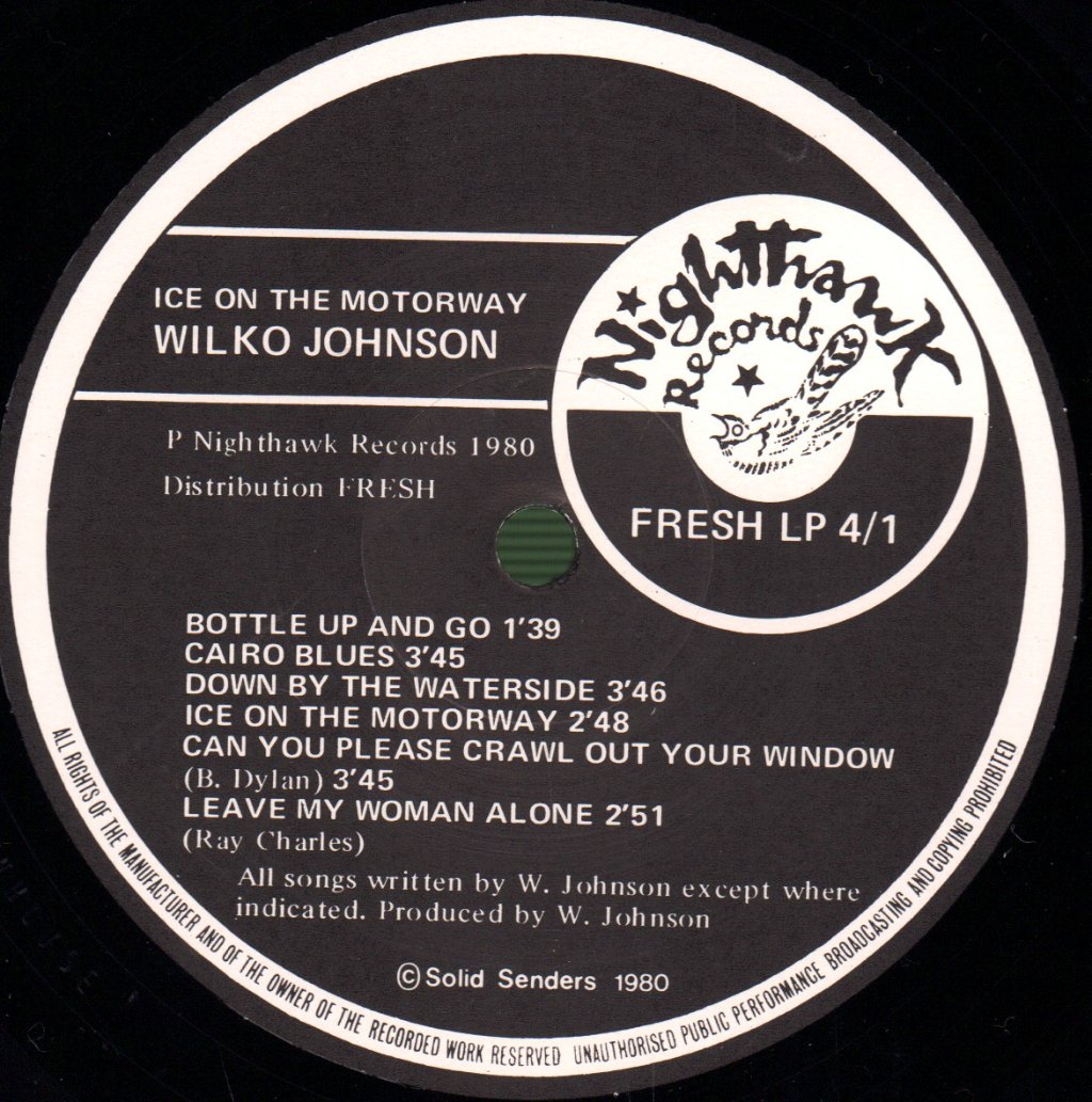 Wilko Johnson - Ice On The Motorway - Lp