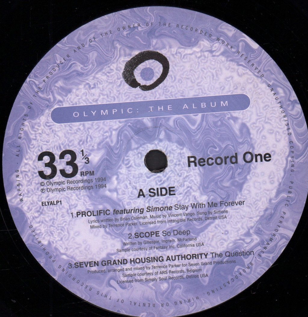 Various Artists - Olympic The Album - Double Lp