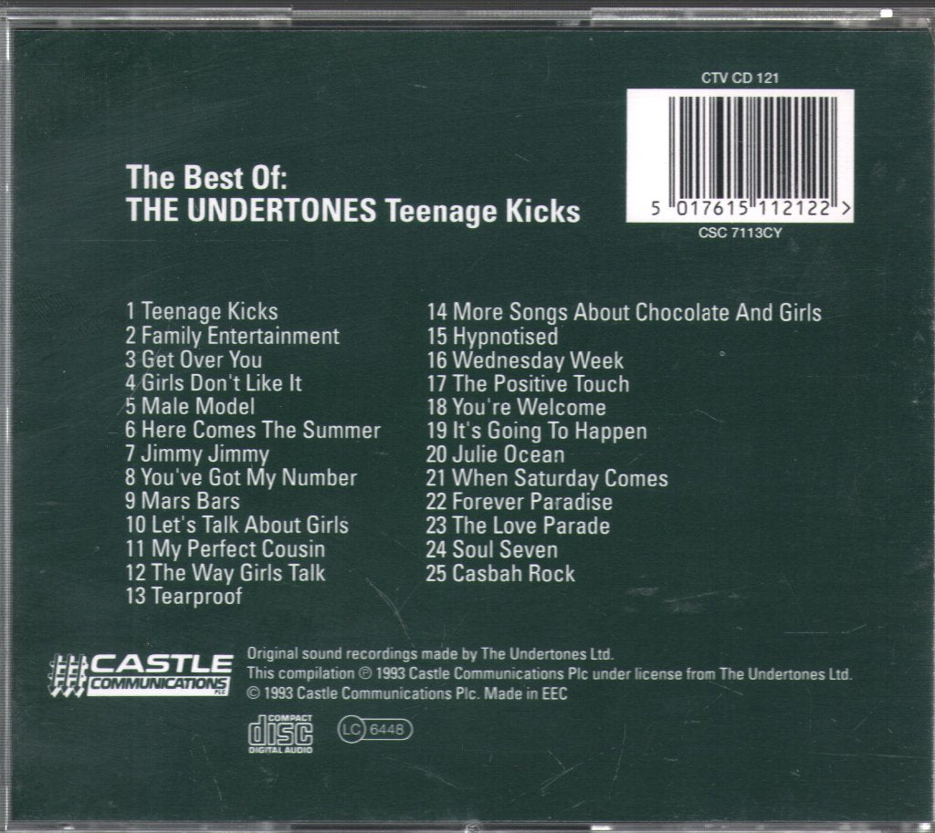Undertones - Best Of: The Undertones - Teenage Kicks - Cd