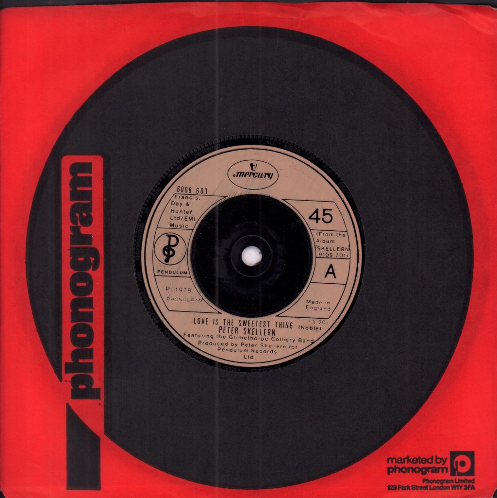 Peter Skellern - Love Is The Sweetest Thing - 7 Inch