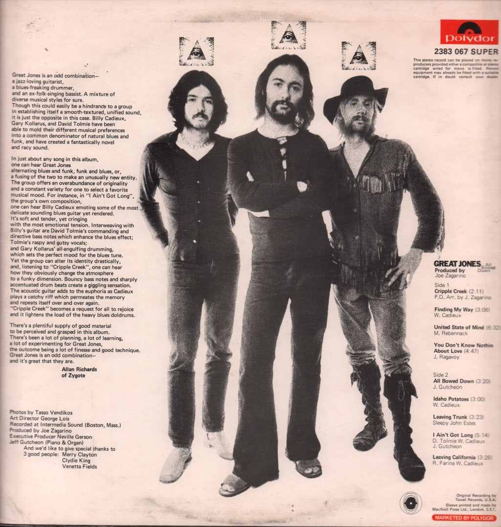 Great Jones - All Bowed Down - Lp