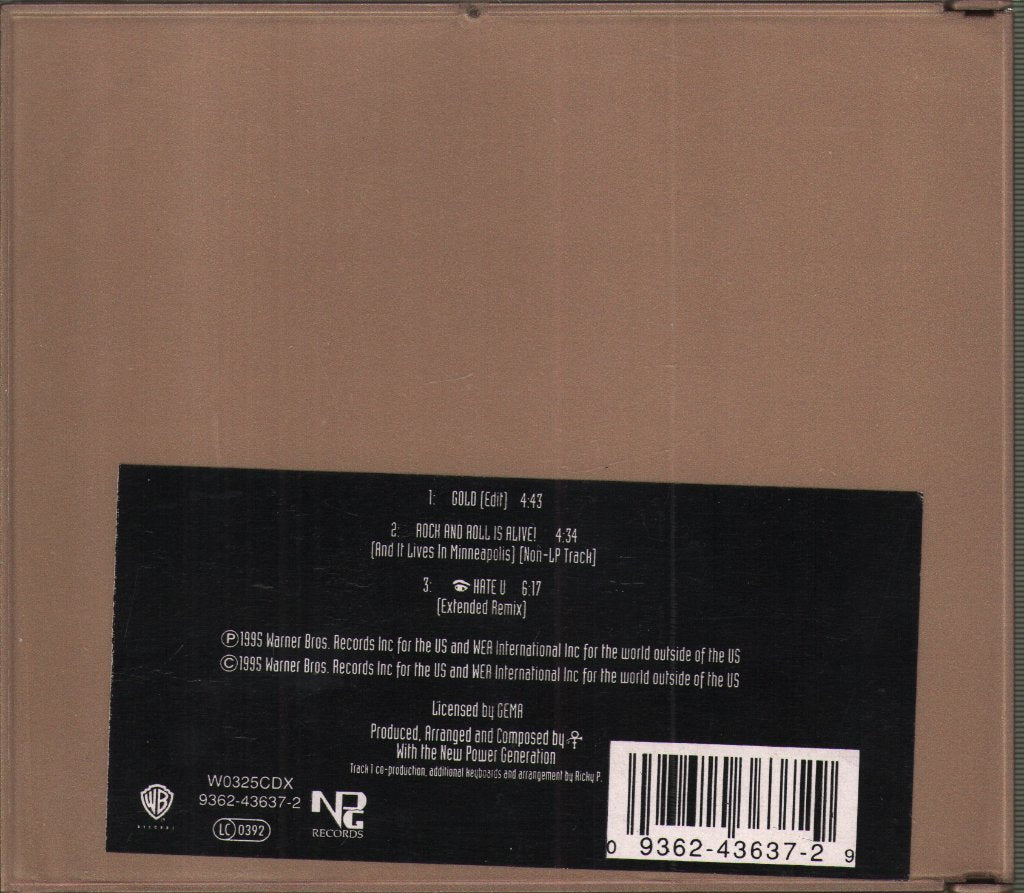 Artist (Formerly Known As Prince) - Gold - Cd