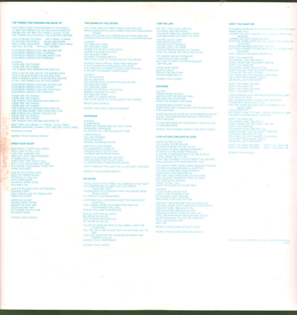 Human League - Dare - Lp