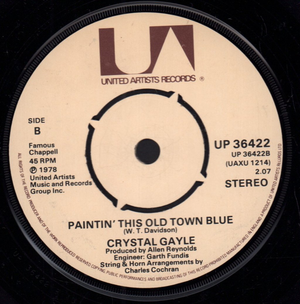 Crystal Gayle - Talking In Your Sleep - 7 Inch