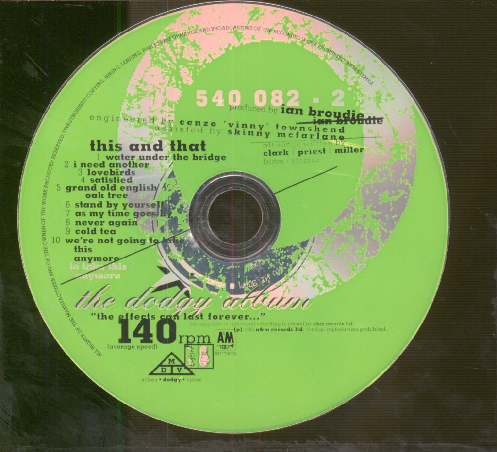Dodgy - Album - Cd