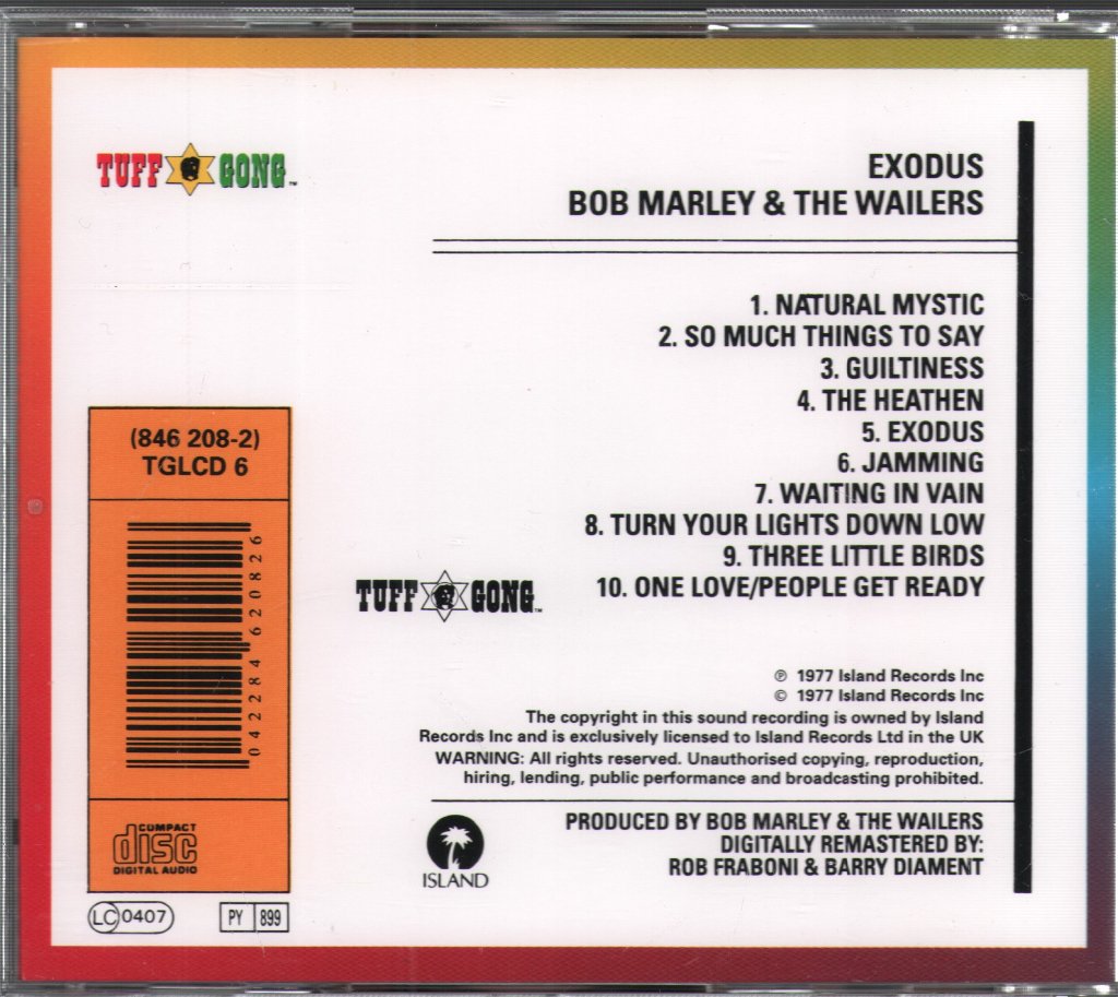 Bob Marley & The Wailers - Exodus - Cd