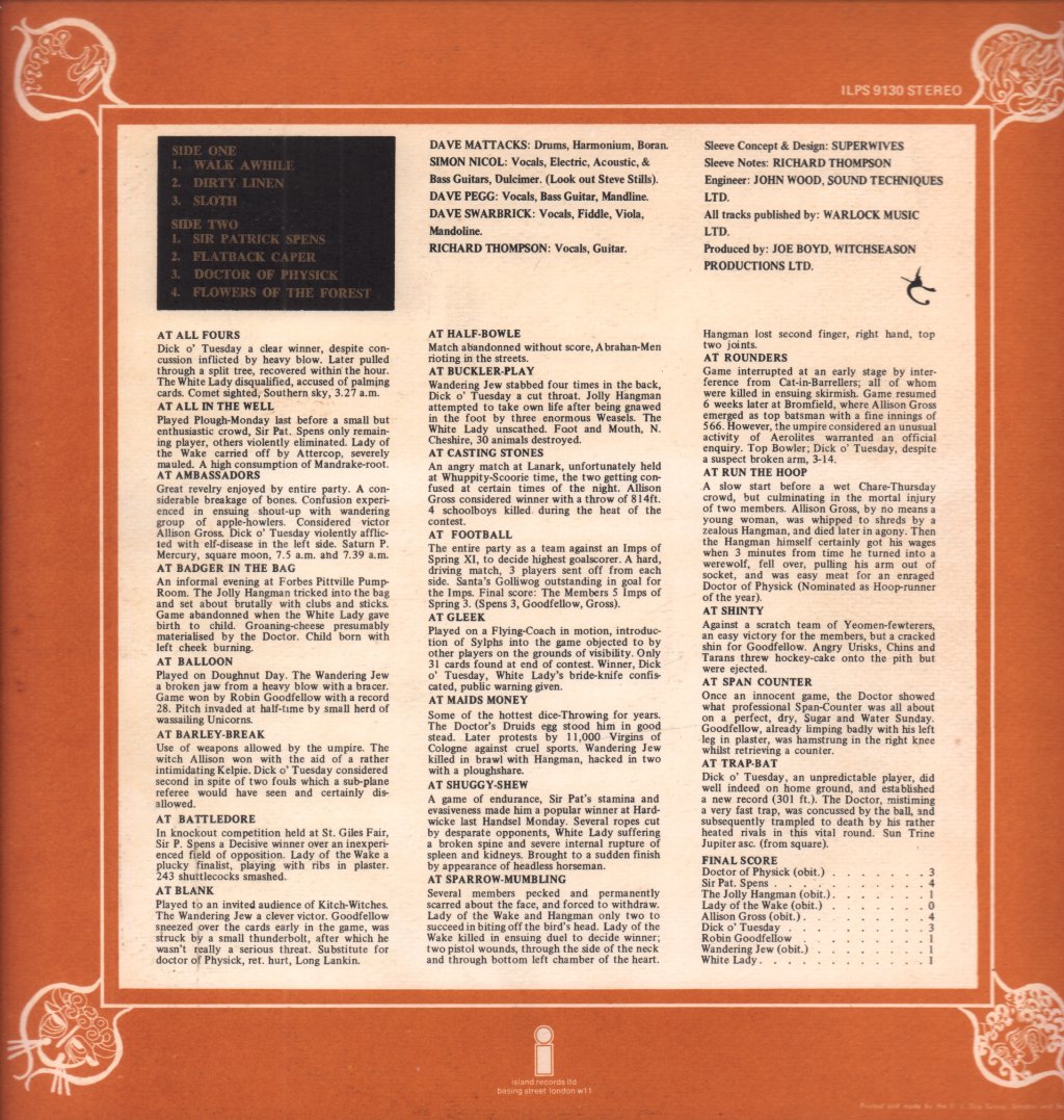 Fairport Convention - Full House - Lp