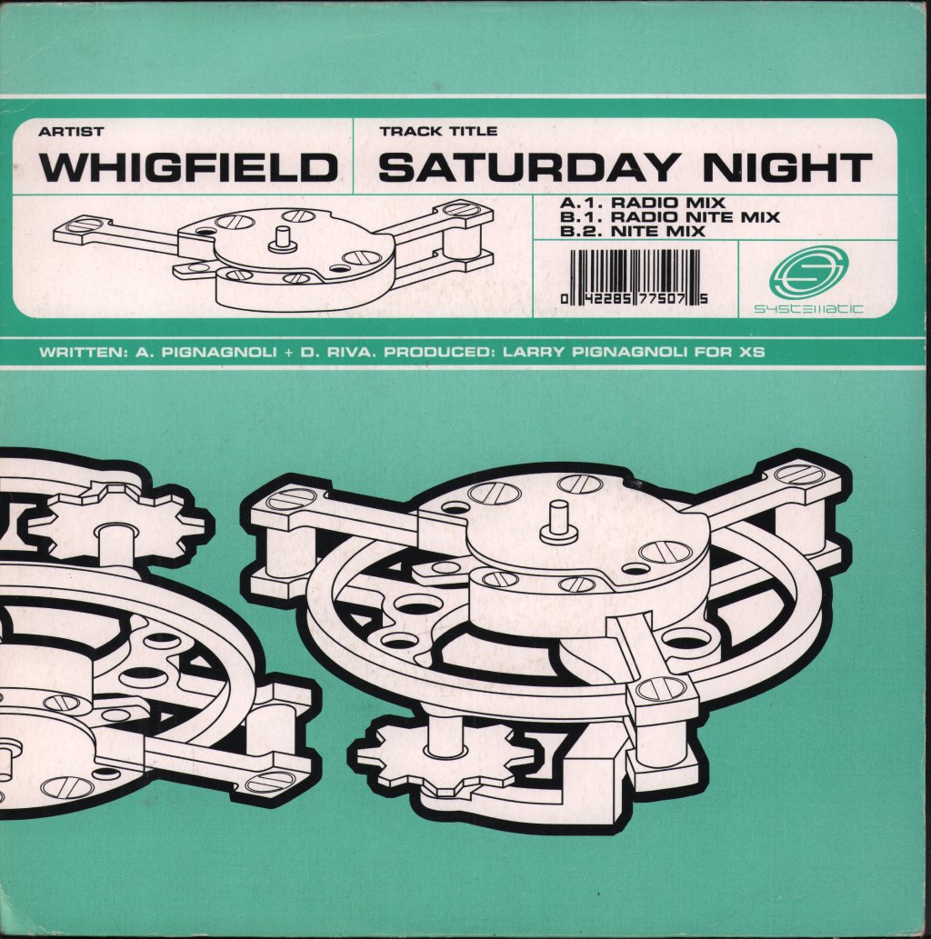 Whigfield - Saturday Night - 7 Inch