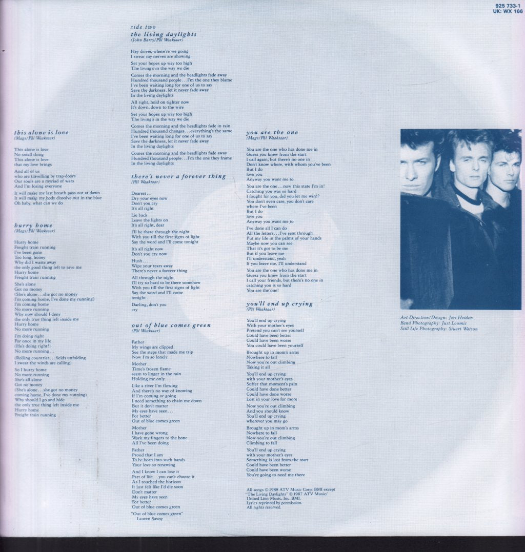 A-Ha - Stay On These Roads - Lp
