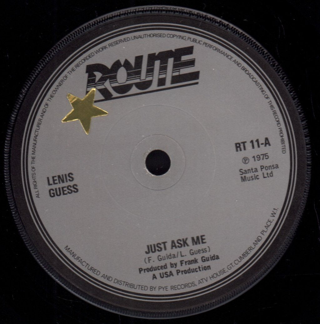 Lenis Guess - Just Ask Me - 7 Inch