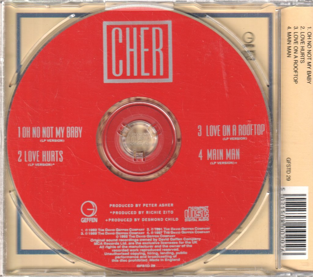 Cher - Oh No Not My Baby - Cd