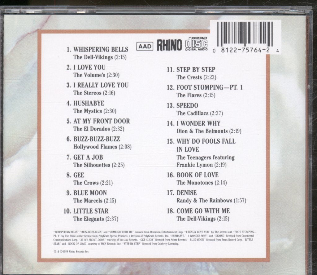 Various Artists - Best Of Doo Wop Uptempo - Cd