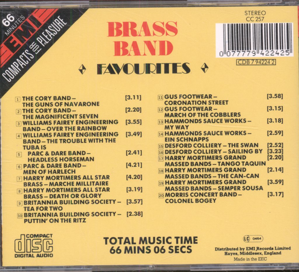 Various Artists - Brass Band Favourites - Cd