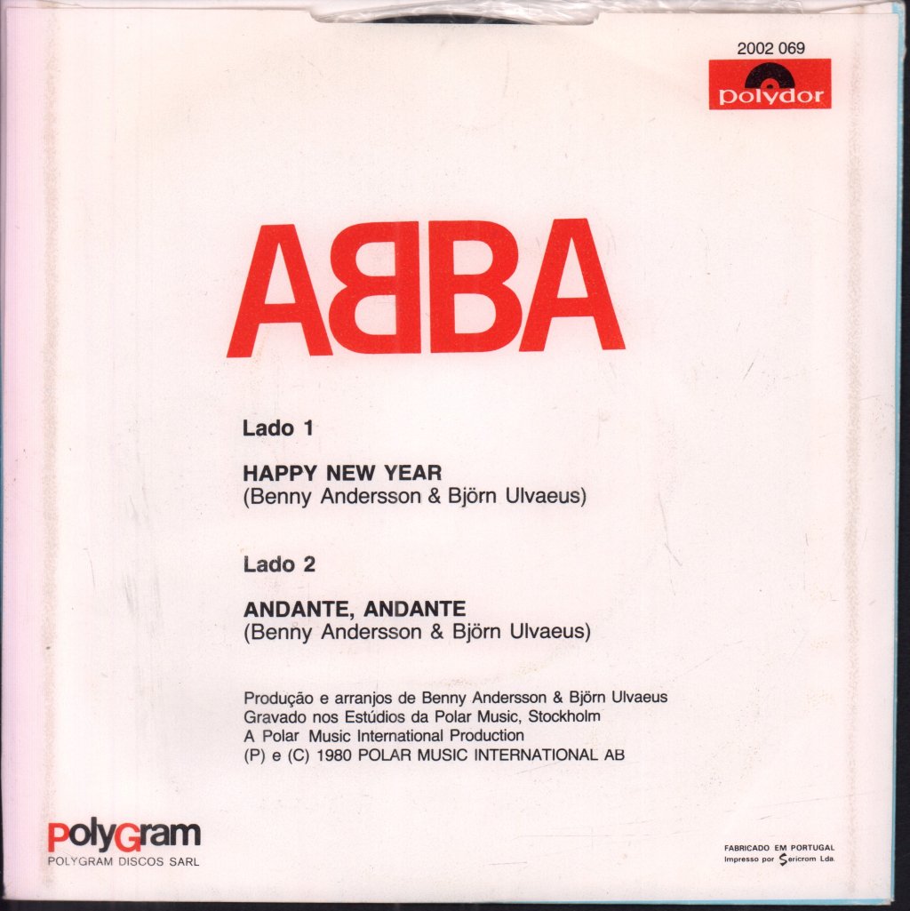 ABBA - Happy New Year - 7 Inch