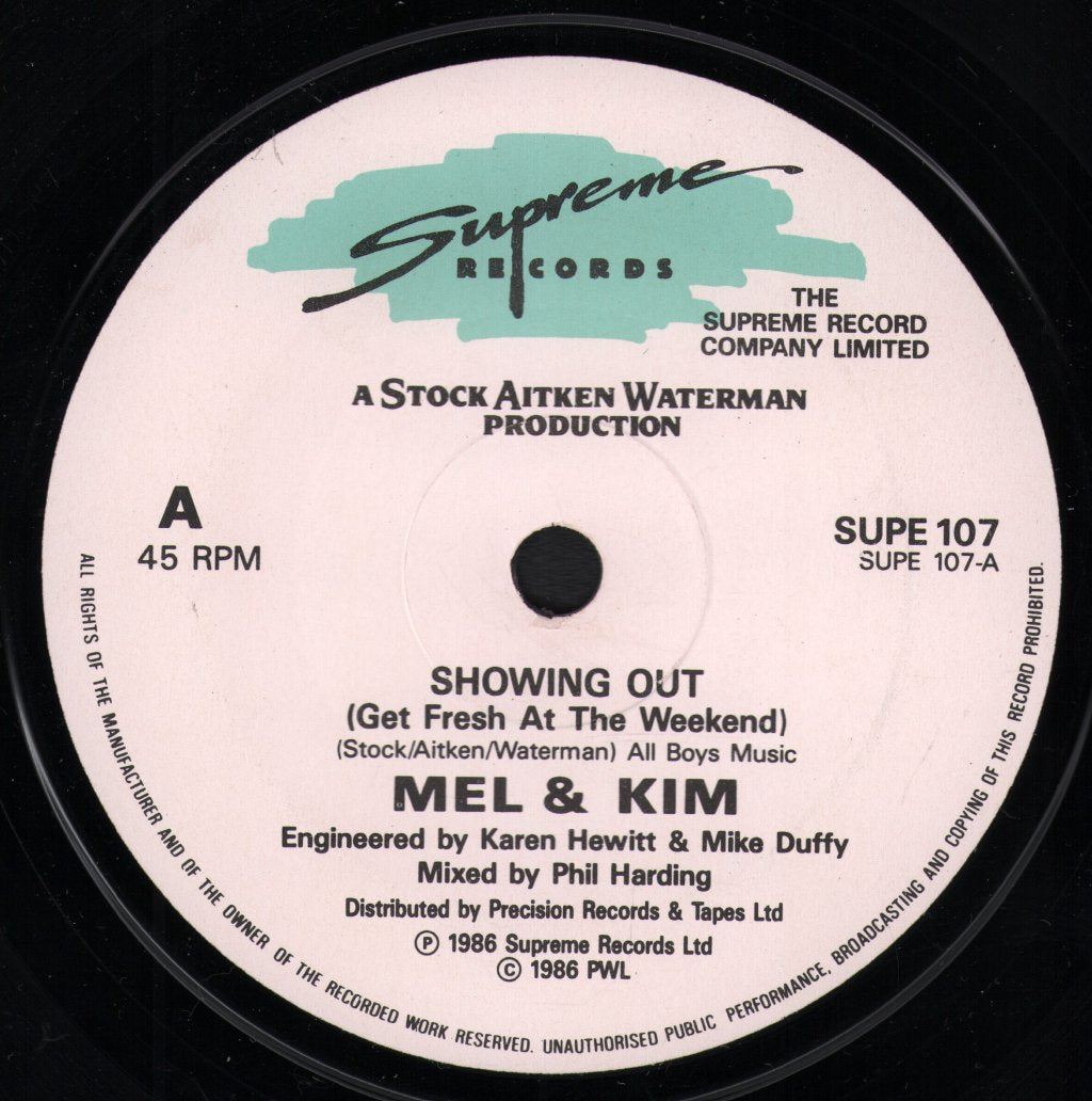 Mel And Kim - Showing Out - 7 Inch