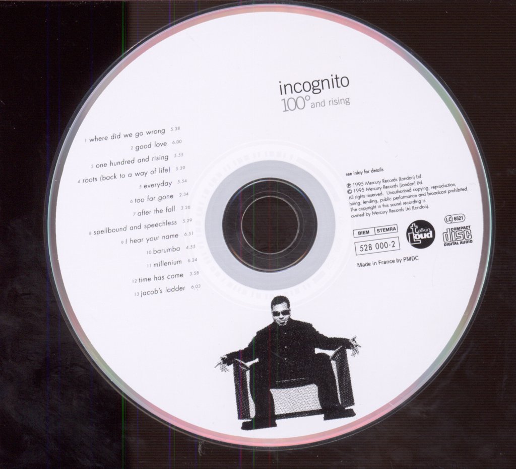 Incognito - 100° And Rising - Cd