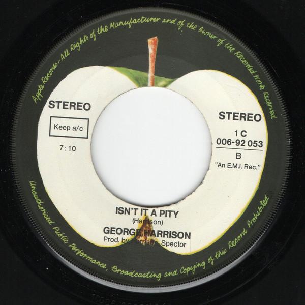 George Harrison - My Sweet Lord / Isn't It A Pity - 7 Inch