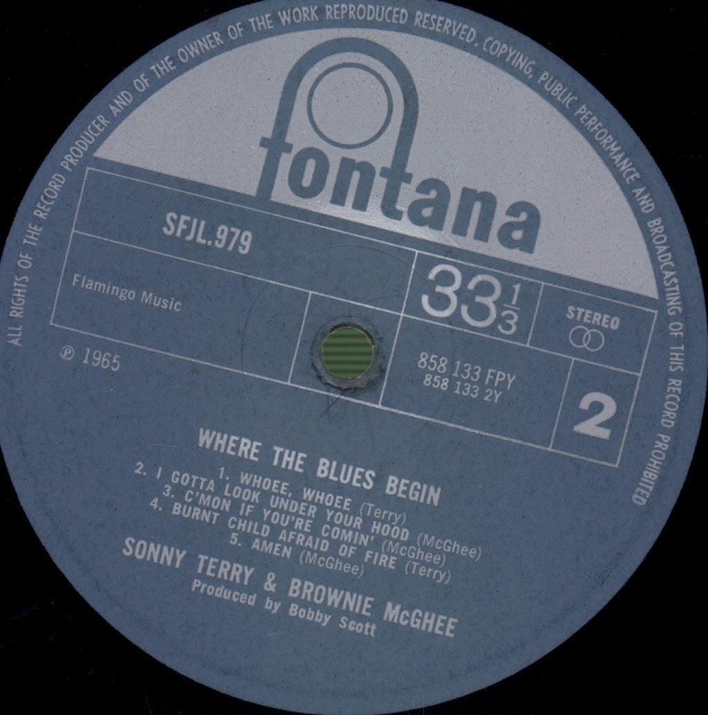 Sonny Terry And Brownie McGhee - Where The Blues Begin - Lp