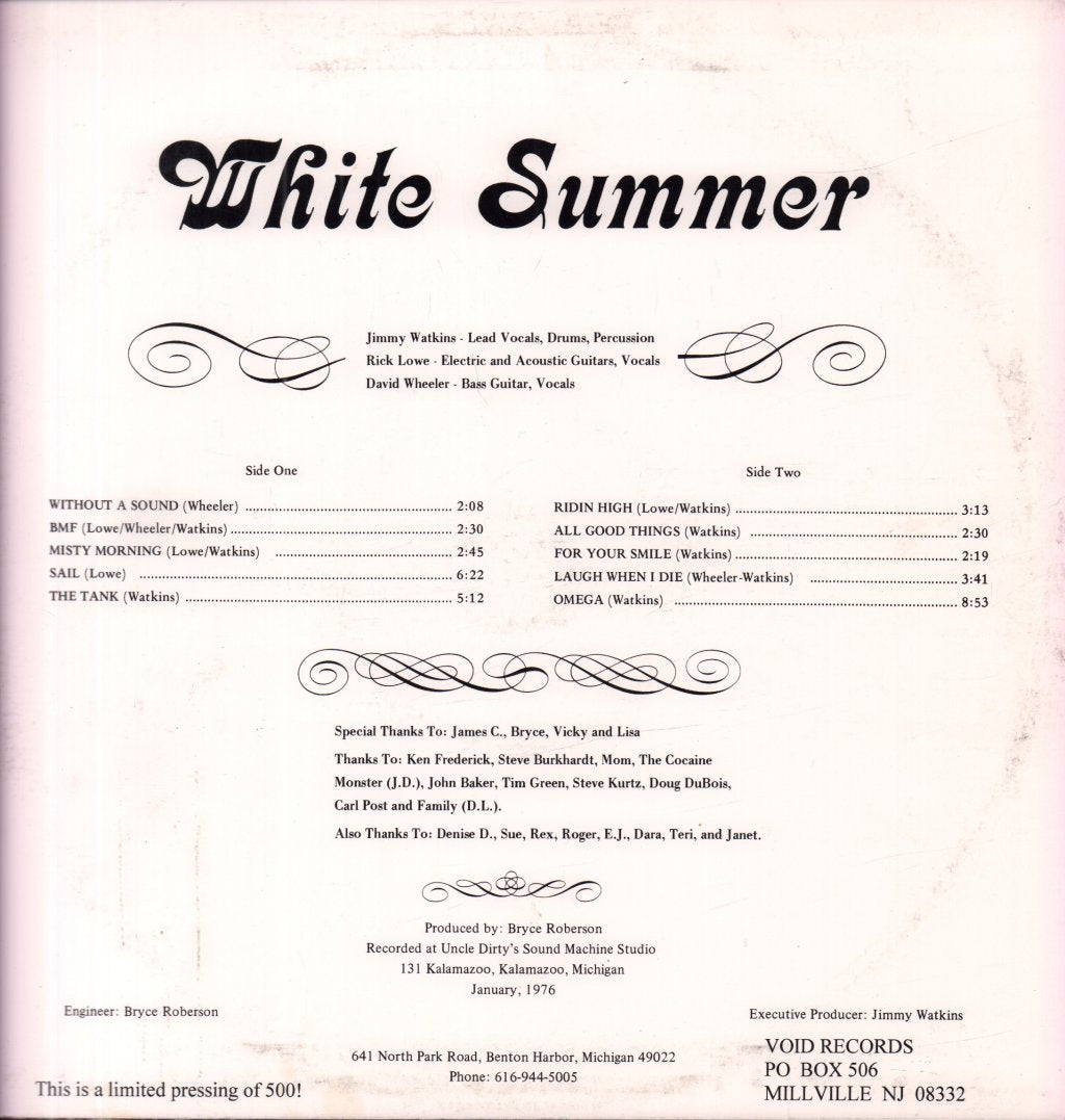 White Summer - White Summer - Lp