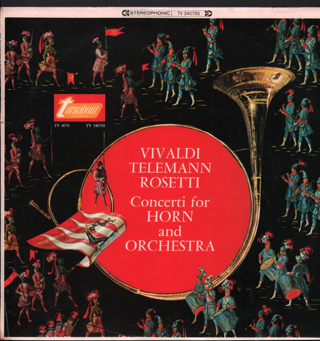 Various Artists - Vivaldi Telemann Rosetti - Concerti For Horn And Orchestra - Lp