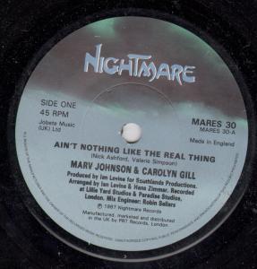 Marv Johnson And Carolyn Gill - Ain't Nothing Like The Real Thing - 7 Inch