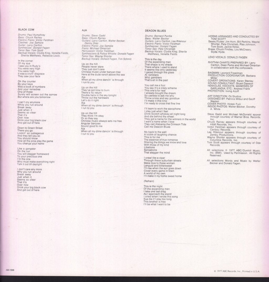 Steely Dan - Aja - Lp