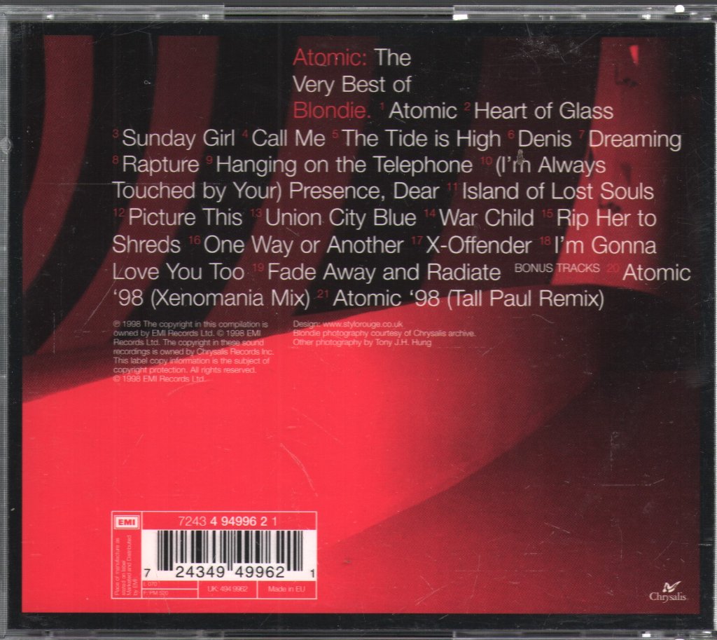 Blondie - Atomic: The Very Best Of Blondie - Cd