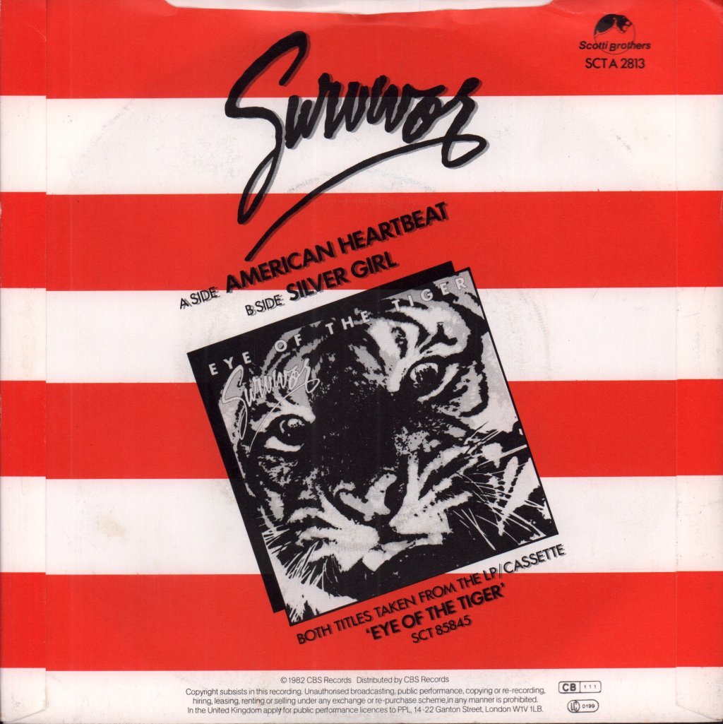 Survivor (AOR Group) - American Heartbeat - 7 Inch