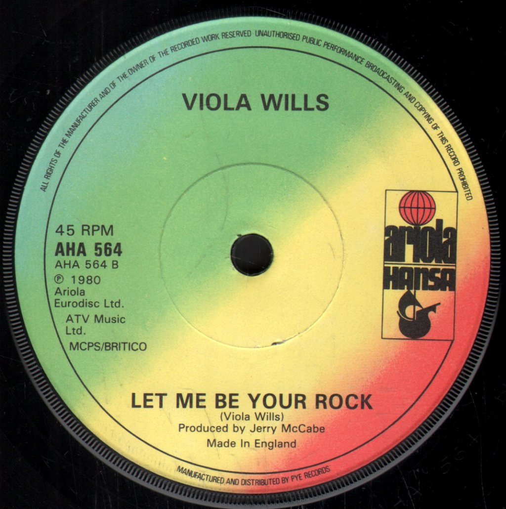 Viola Wills - Up On The Roof - 7 Inch