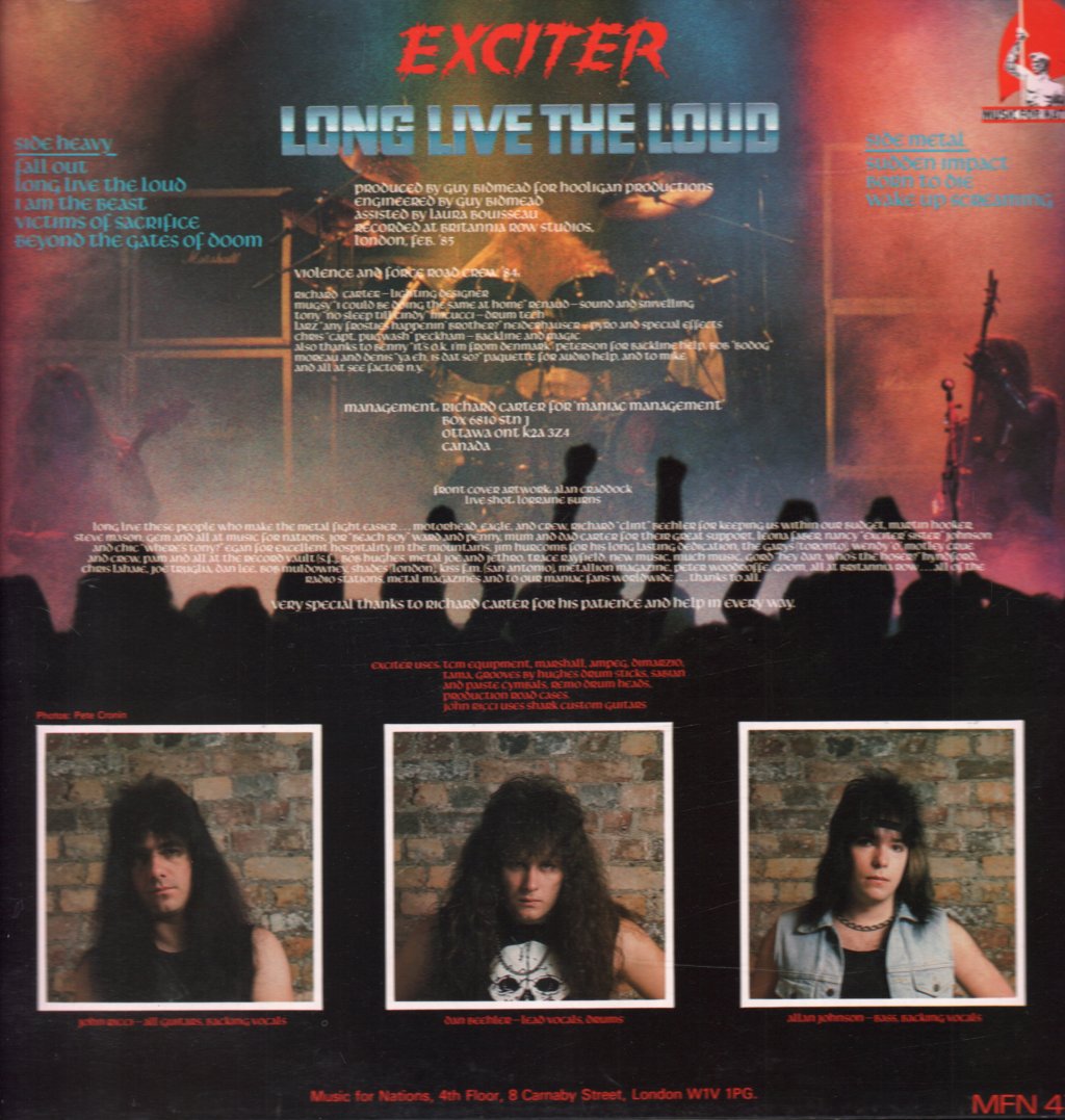 Exciter - Long Live The Loud - Lp