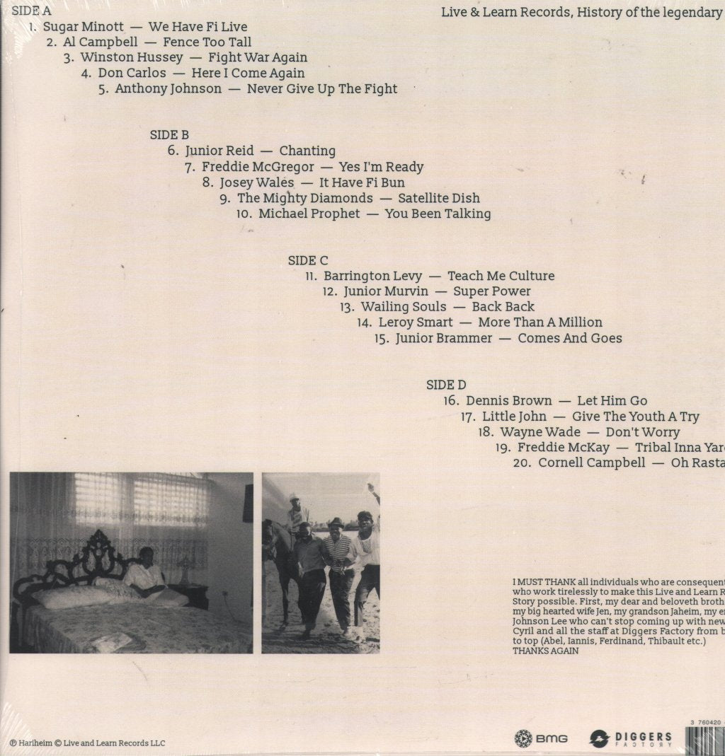 Various Artists - Live & Learn...History of the Legendary Label - Double Lp