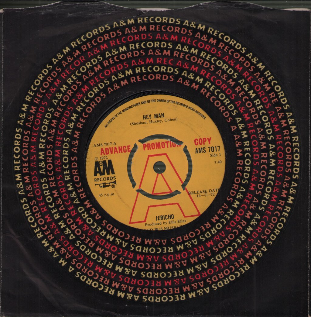 Jericho - Hey Man - 7 Inch