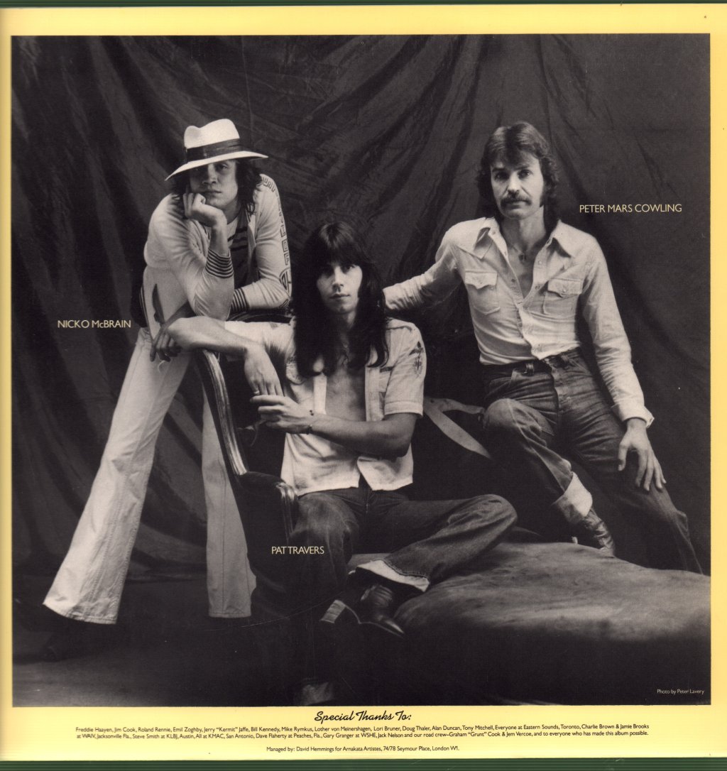 Pat Travers - Putting It Straight - Lp