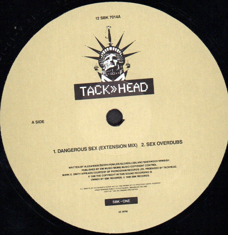 Tackhead - Dangerous Sex - 12 Inch