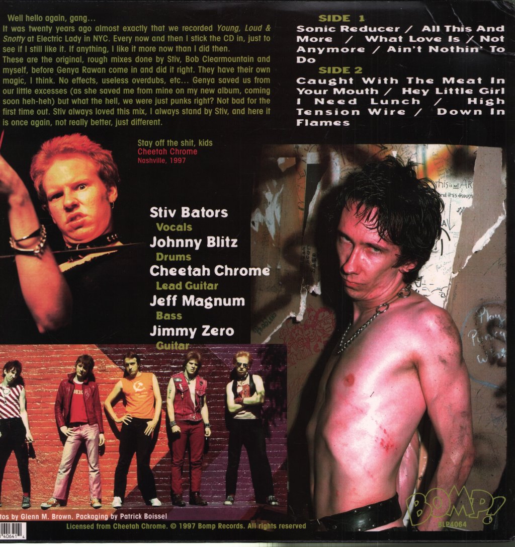 Dead Boys - Younger, Louder & Snottier - Lp